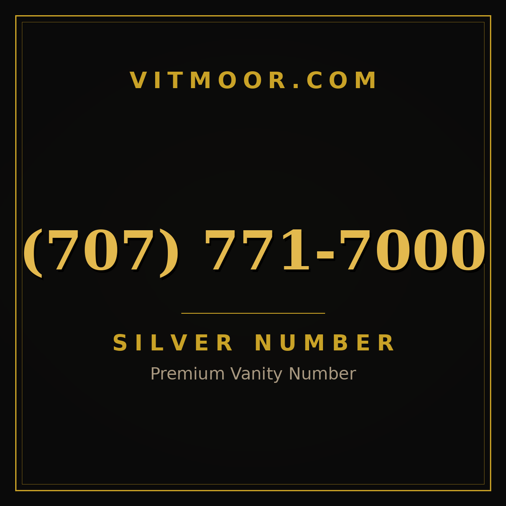707 771-7000