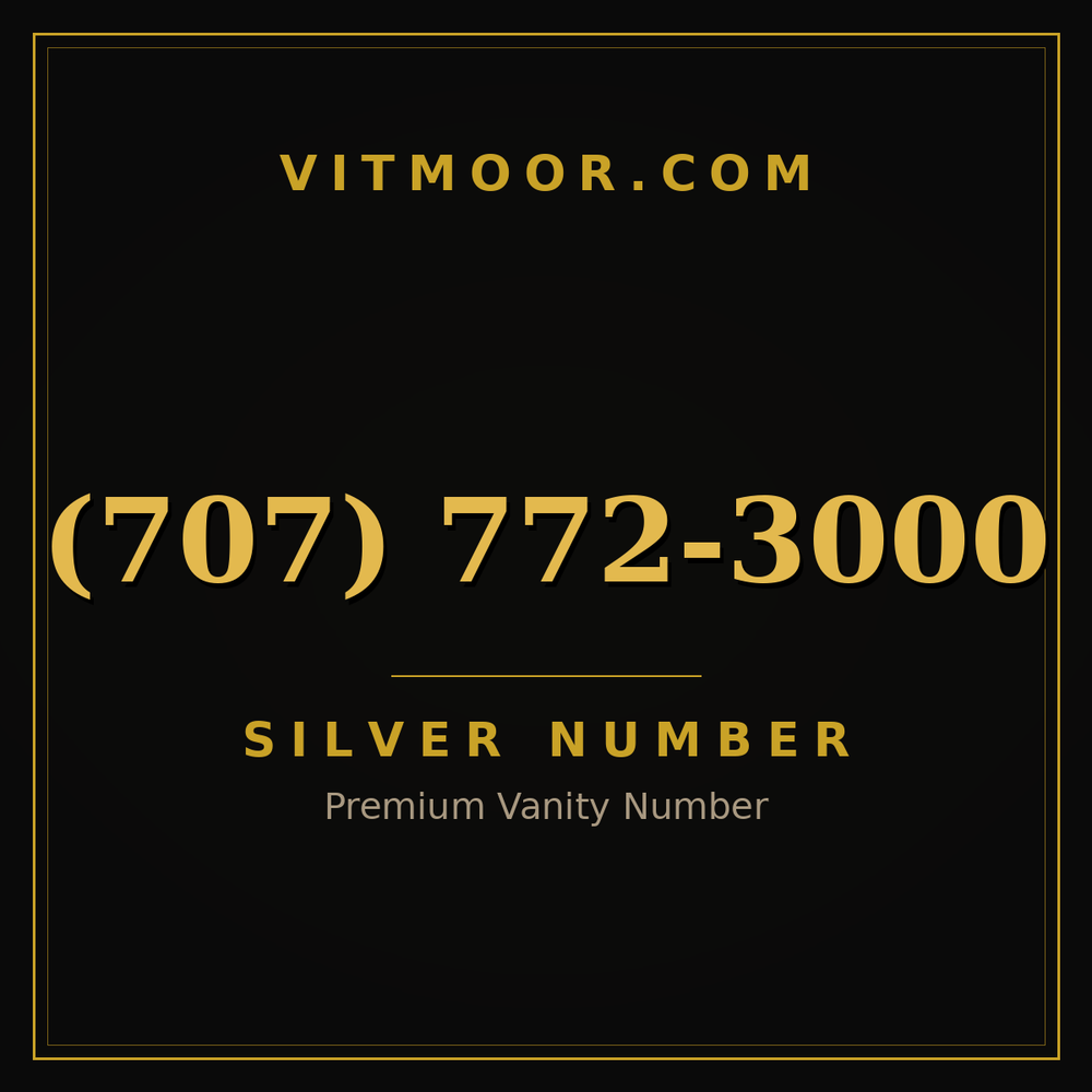 707 772-3000