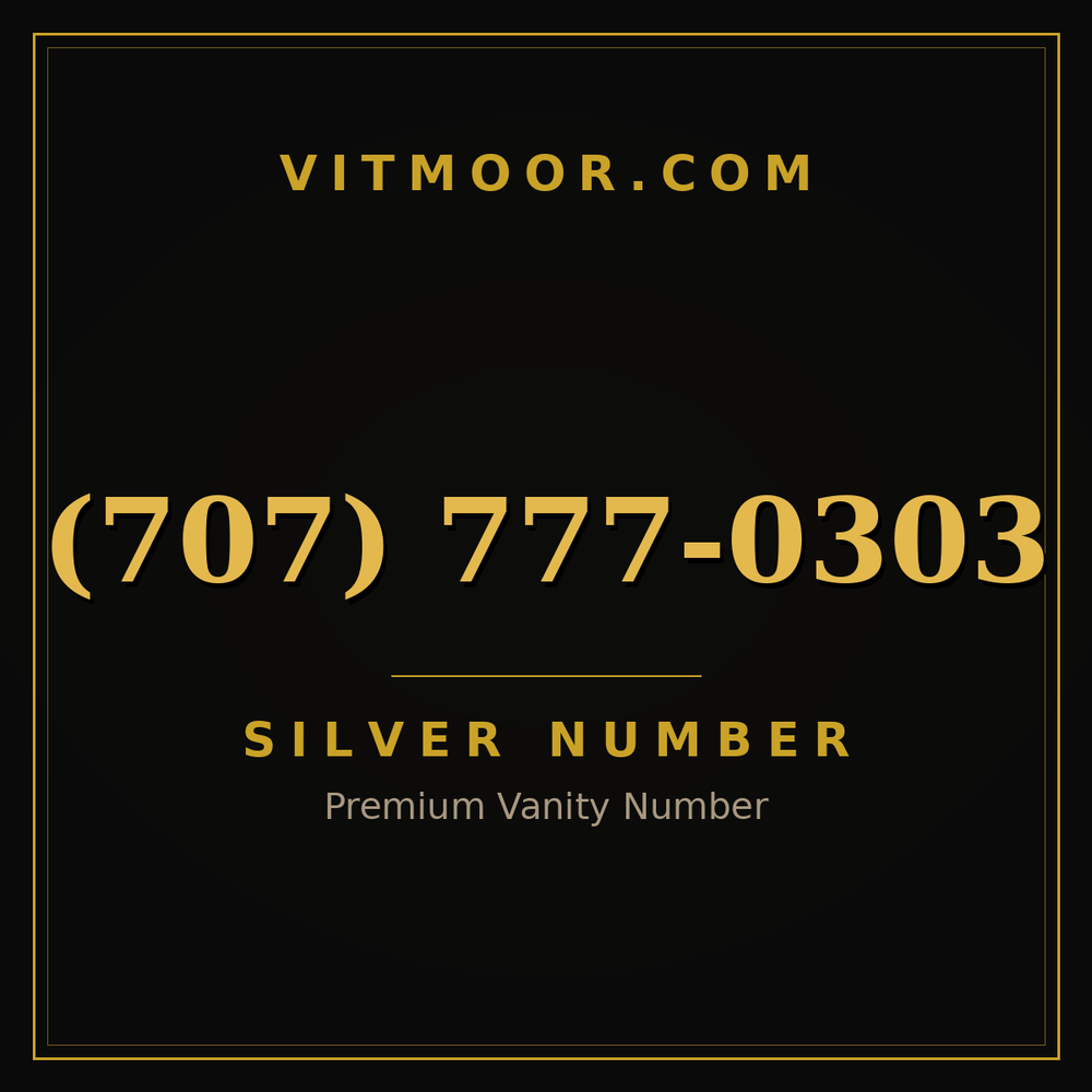 707 777-0303