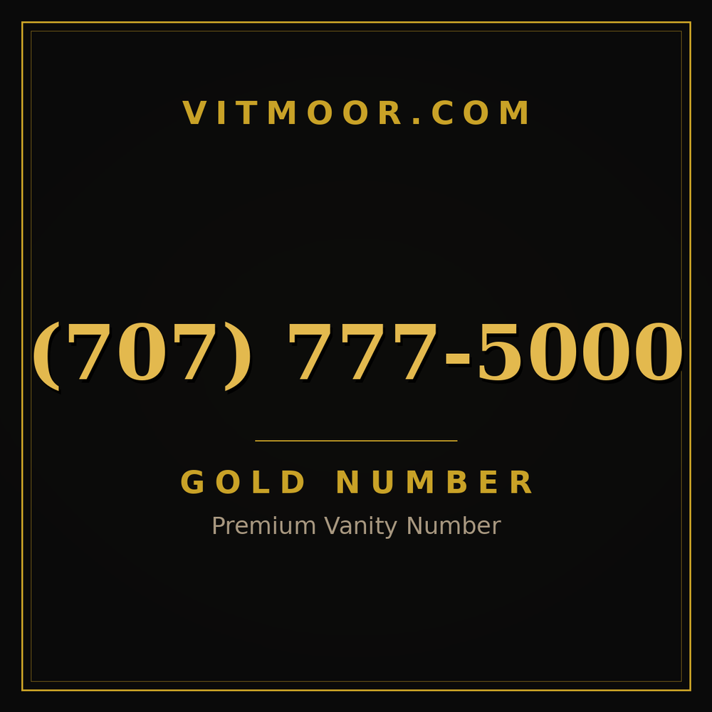 707 777-5000