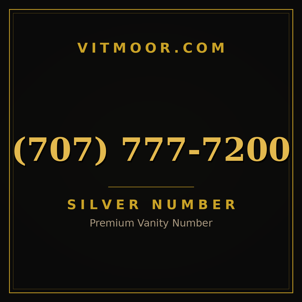 707 777-7200