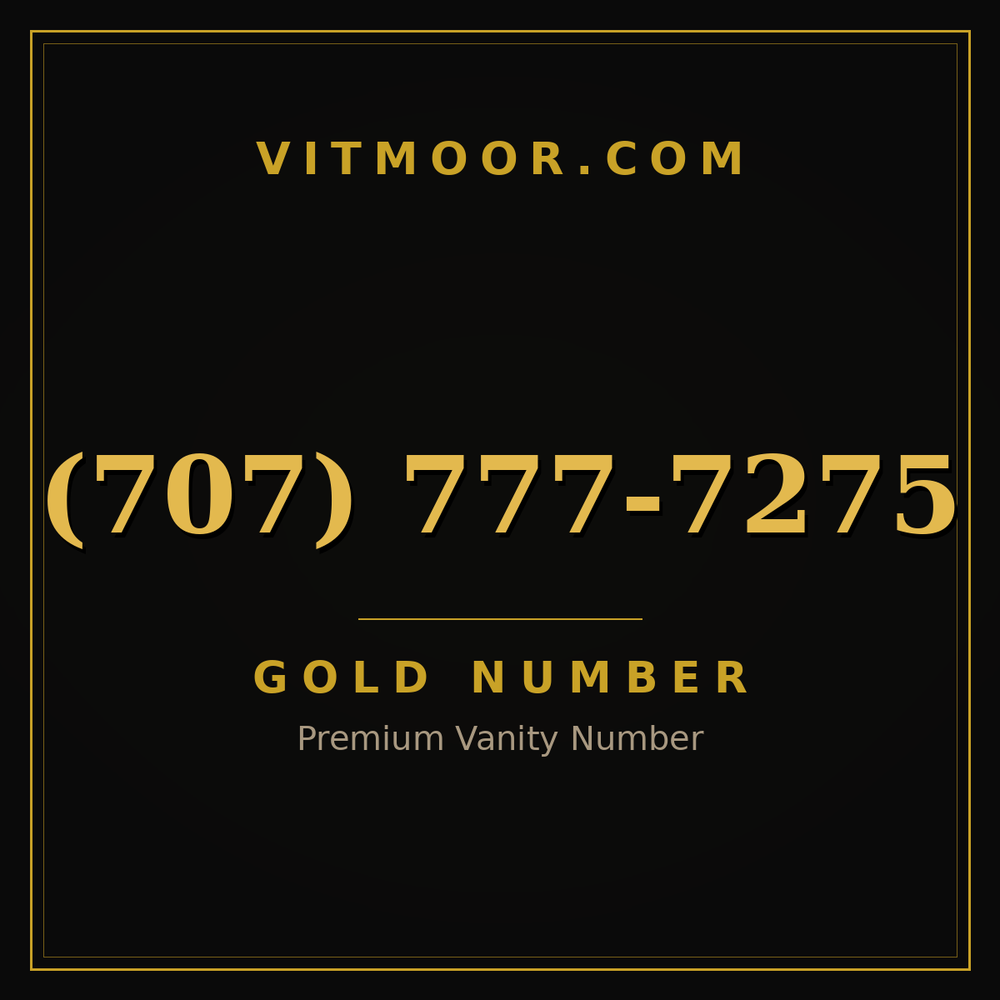 707 777-7275