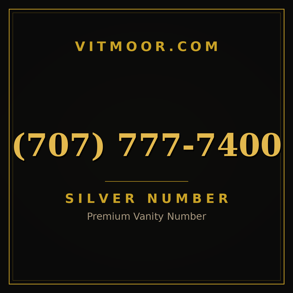 707 777-7400