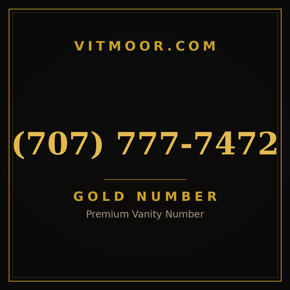 707 777-7472