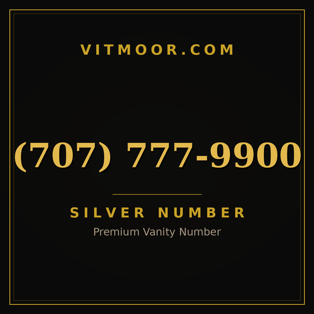707 777-9900