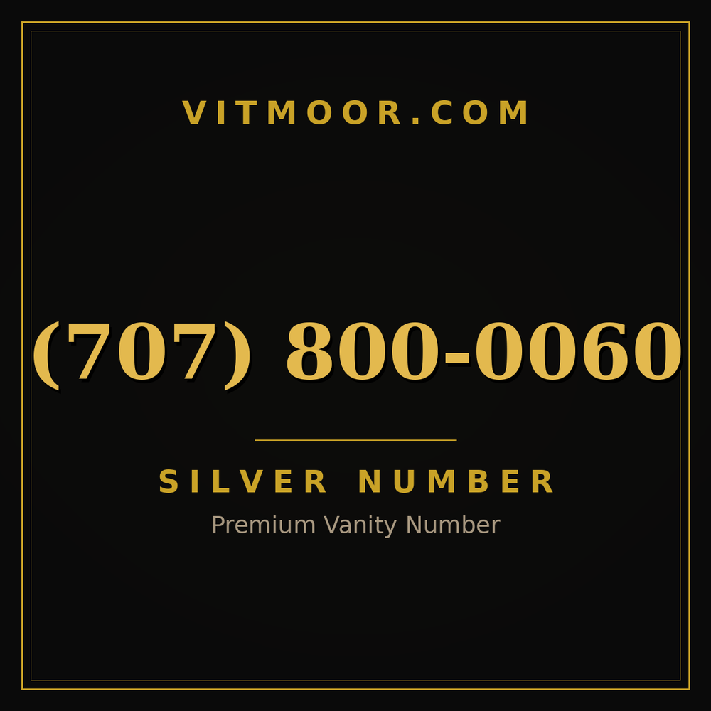 707 800-0060