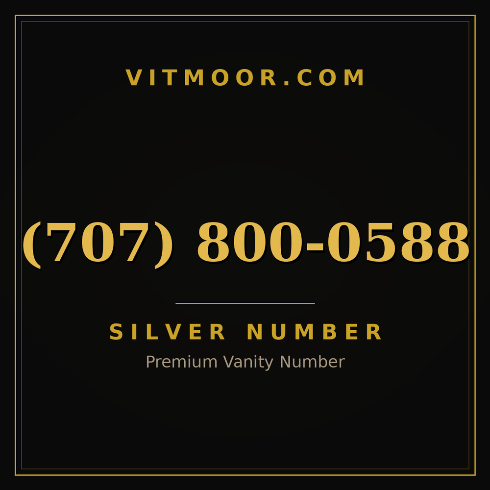707 800-0588