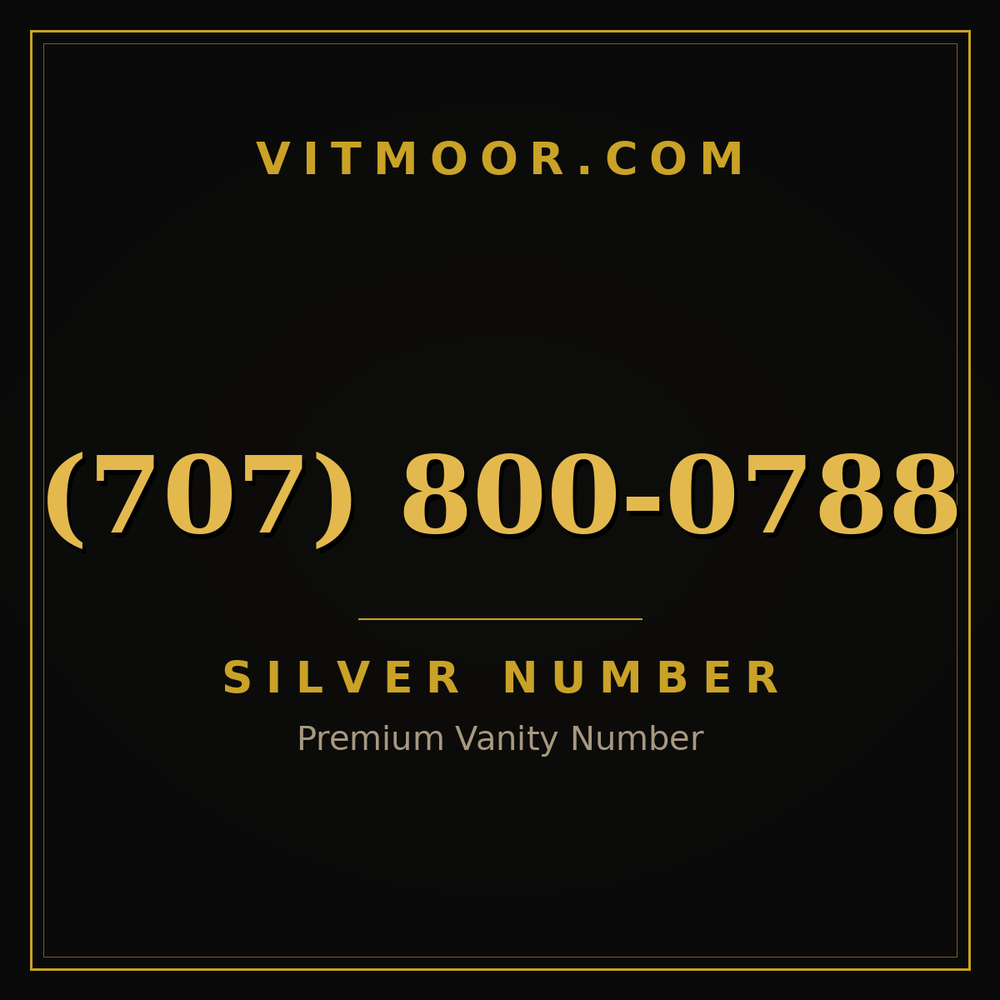 707 800-0788