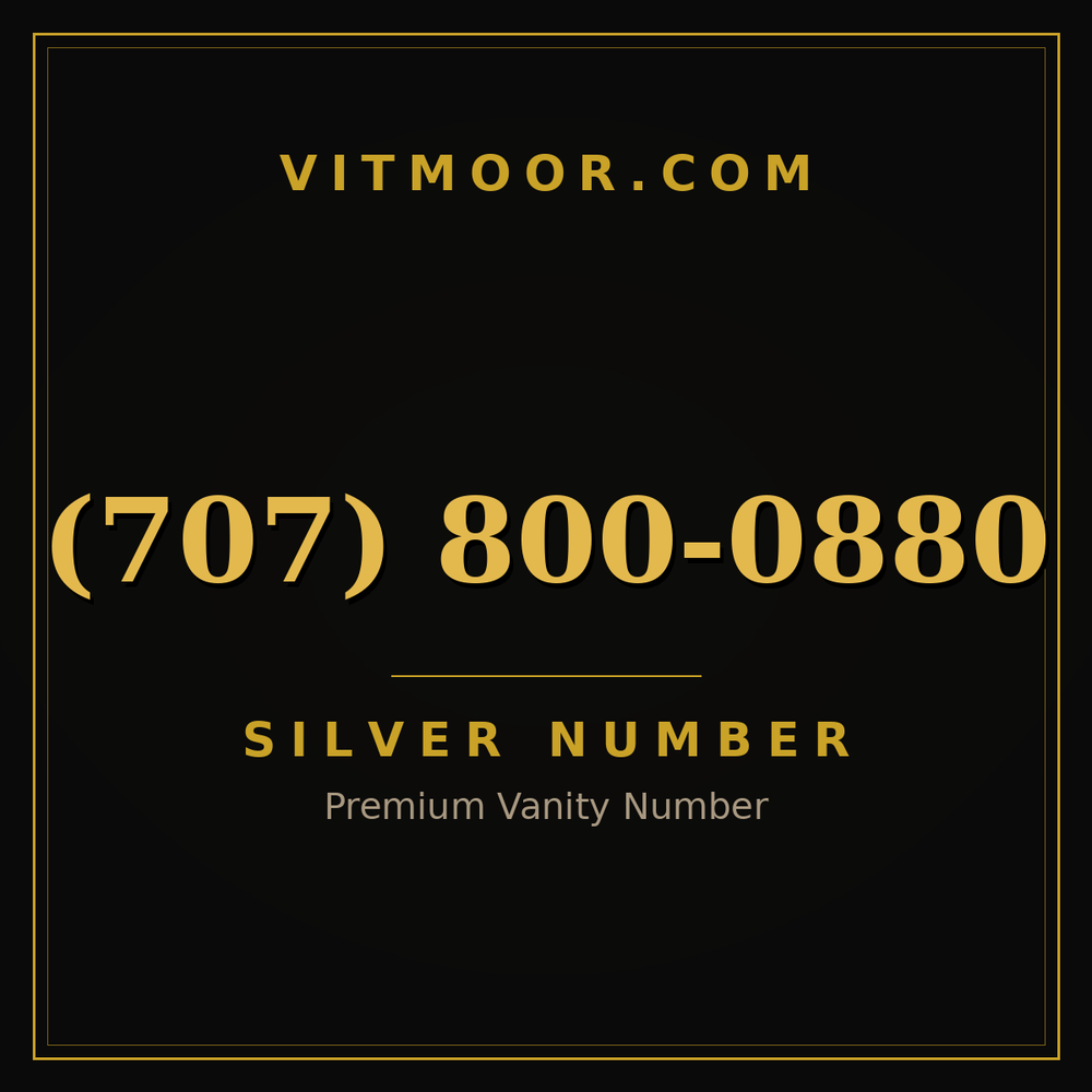707 800-0880