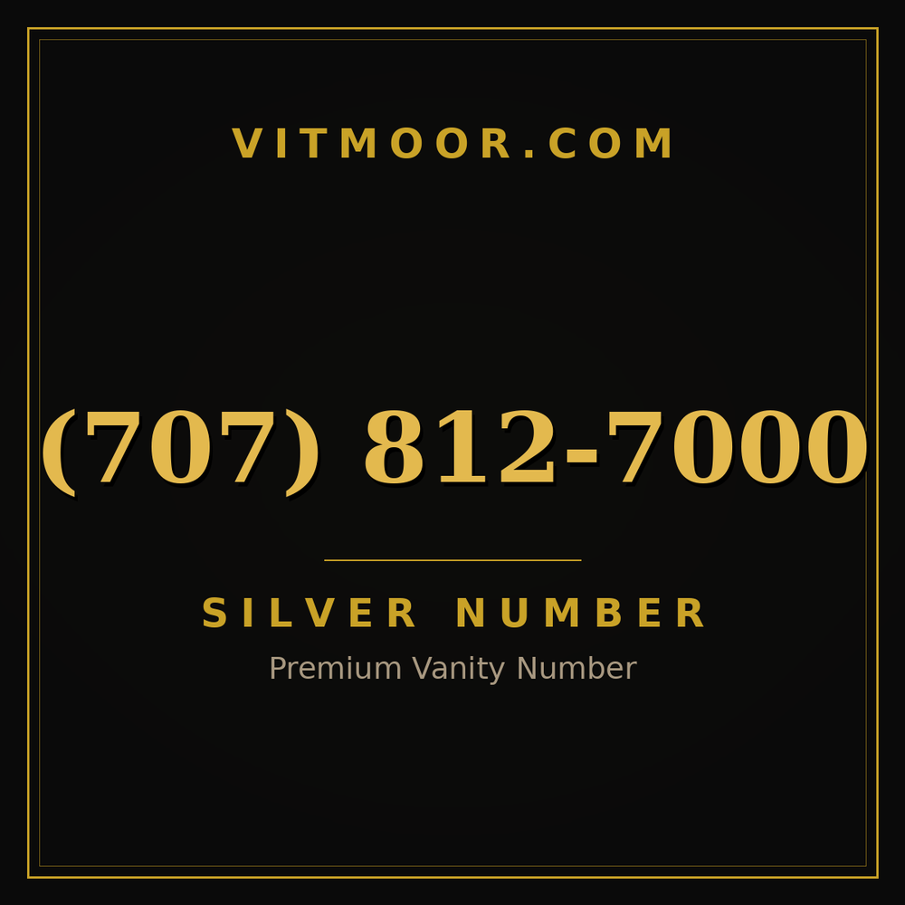 707 812-7000