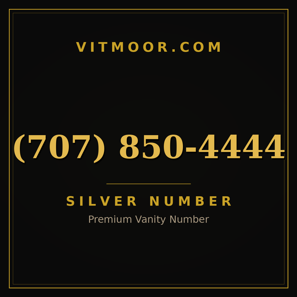 707 850-4444