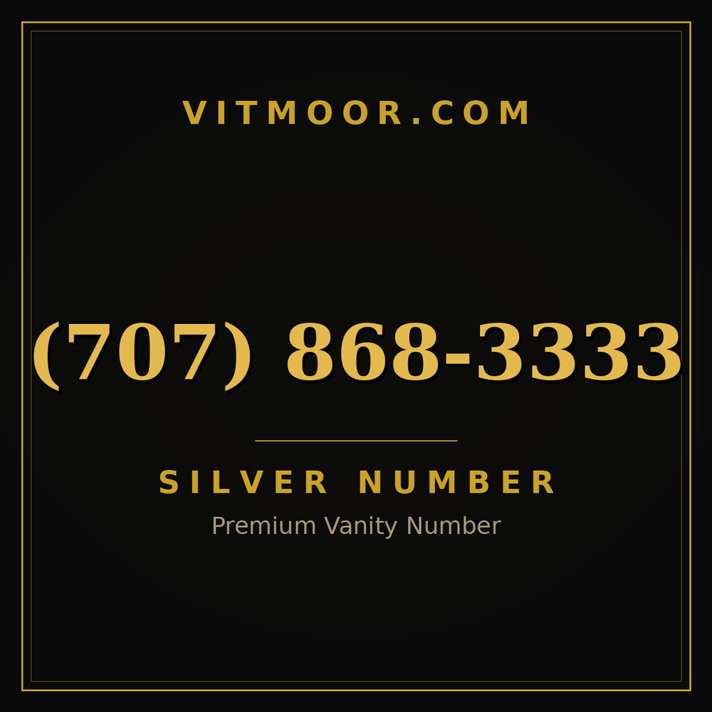707 868-3333