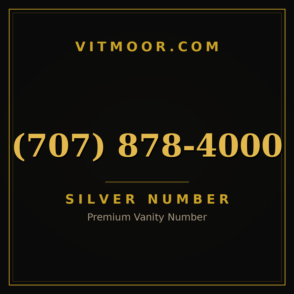 707 878-4000