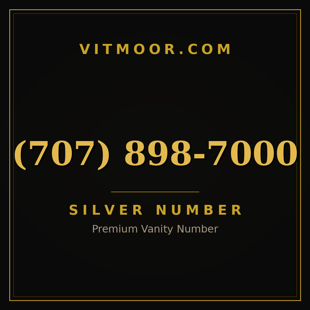 707 898-7000