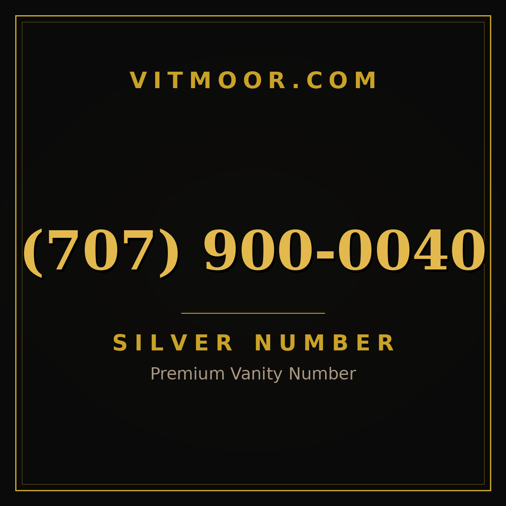 707 900-0040