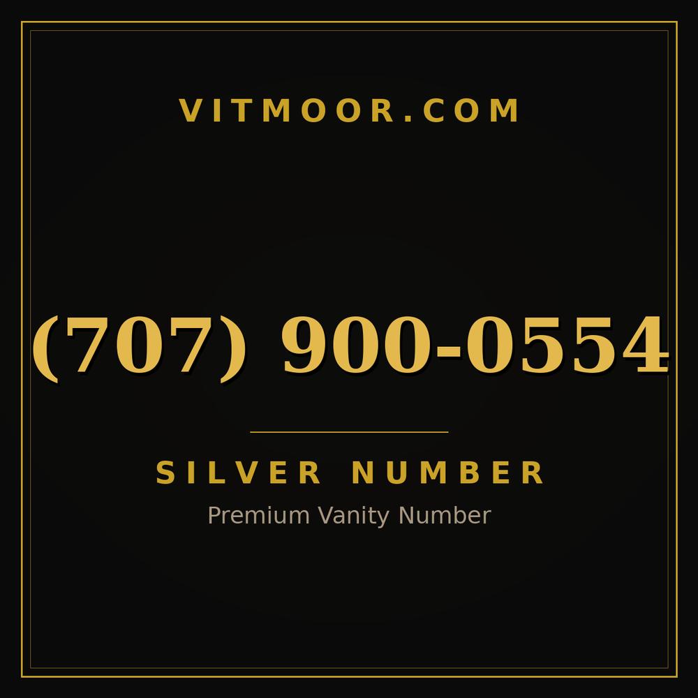 707 900-0554