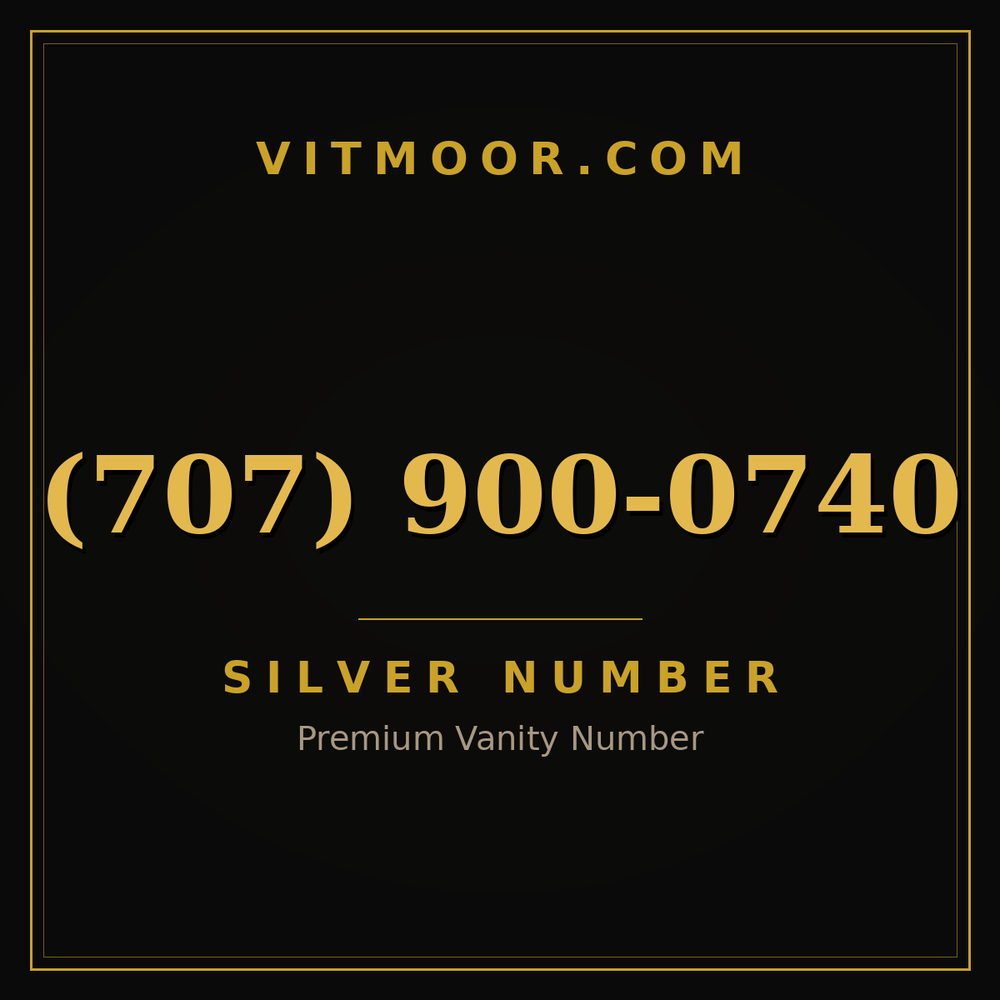 707 900-0740