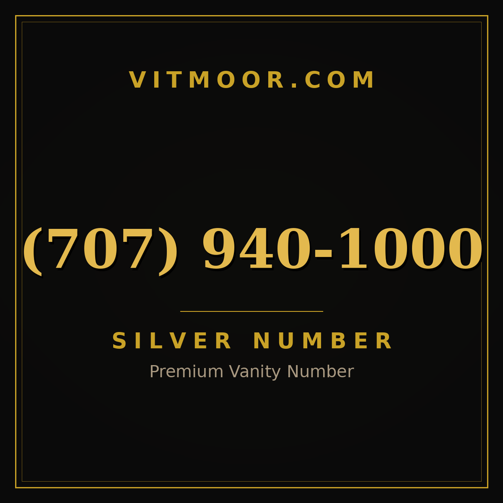707 940-1000
