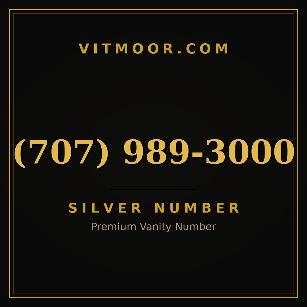 707 989-3000