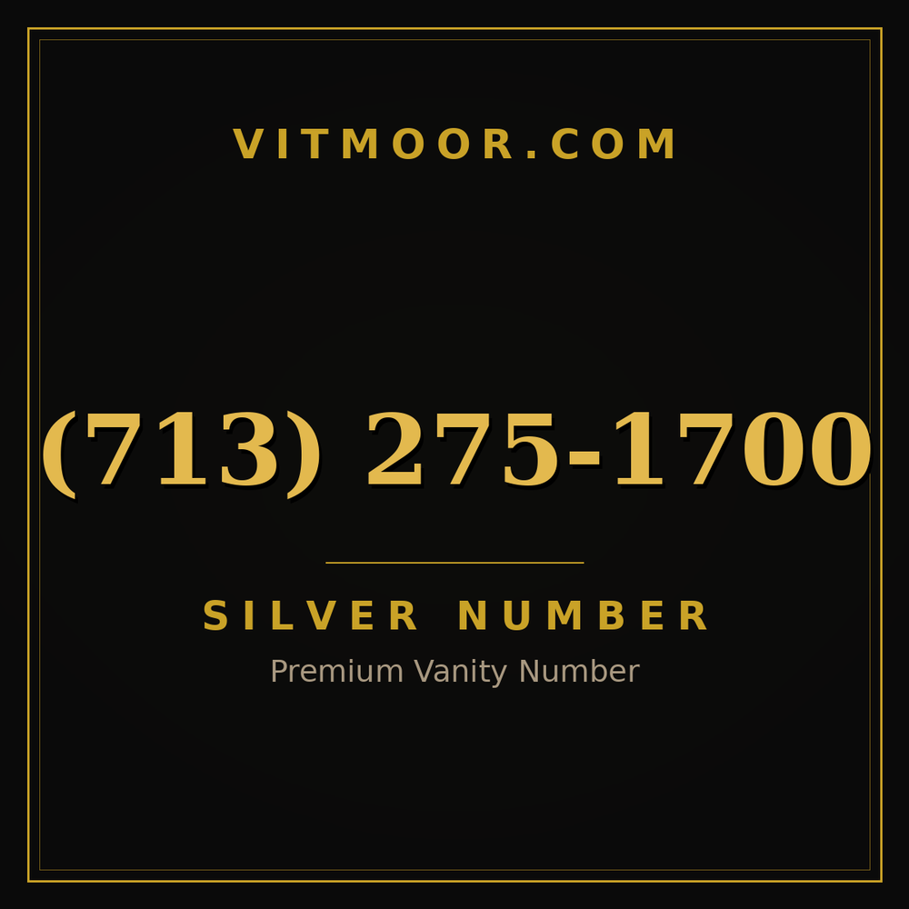 713 275-1700