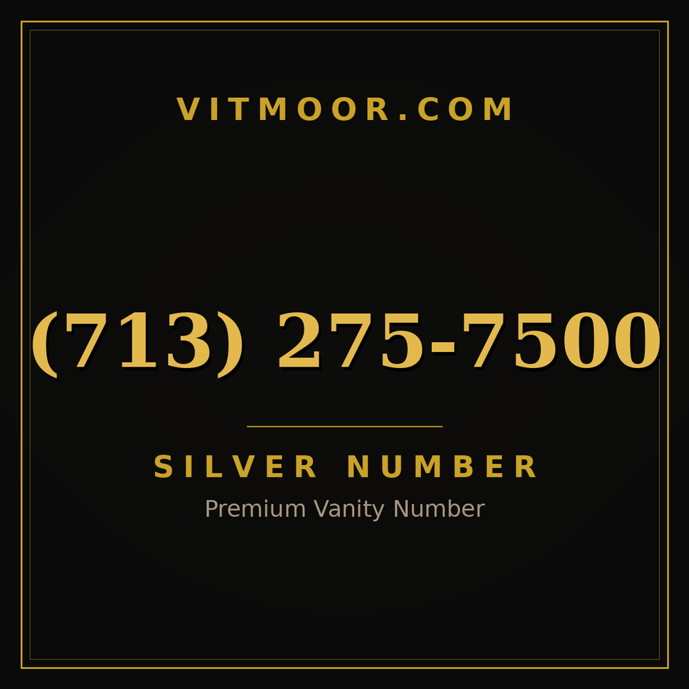 713 275-7500