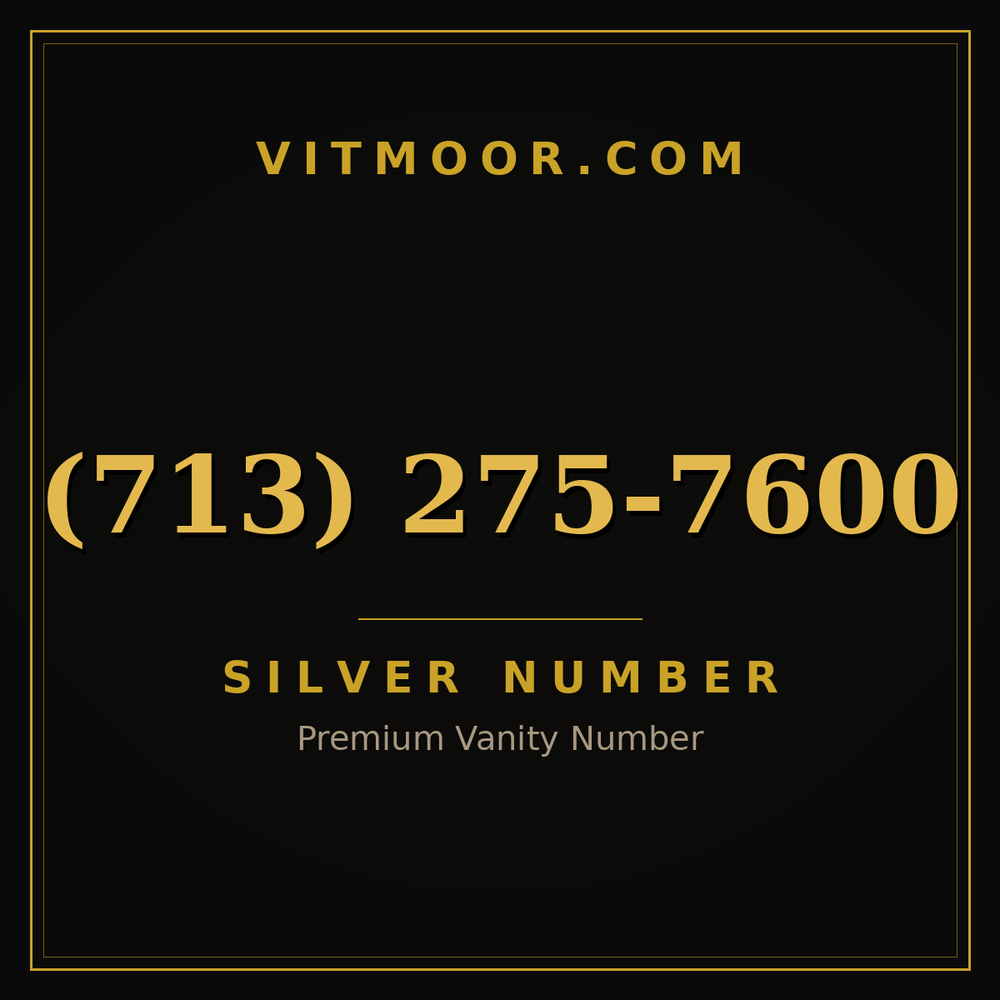 713 275-7600