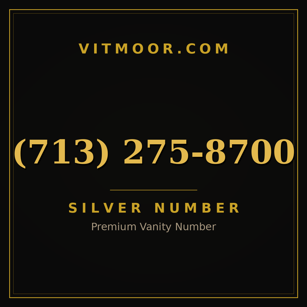 713 275-8700