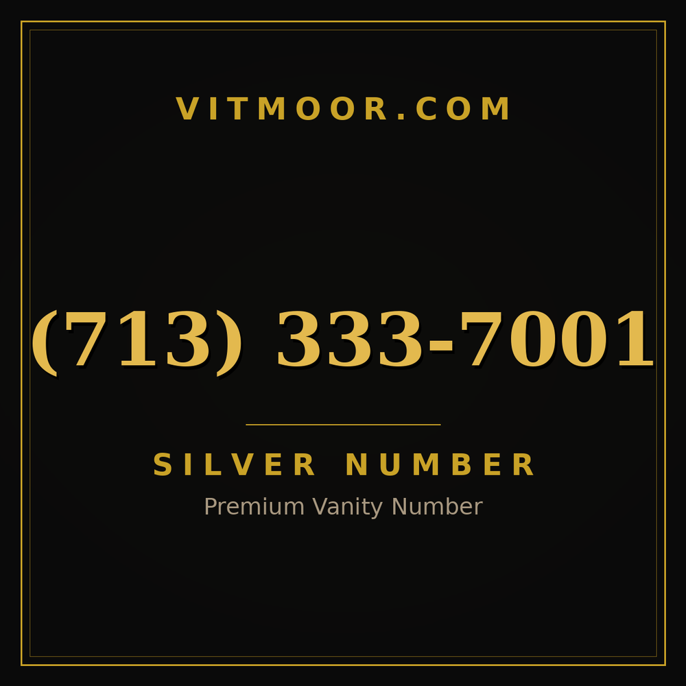 713 333-7001
