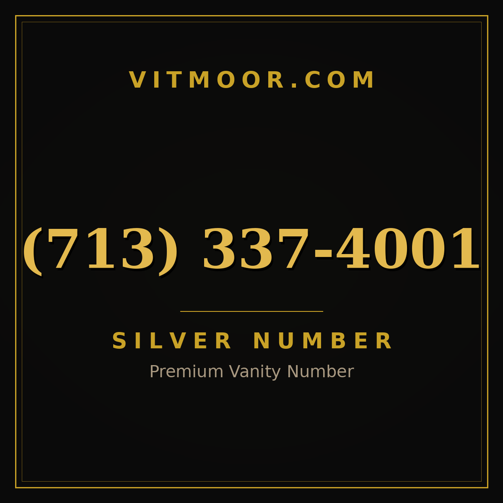 713 337-4001