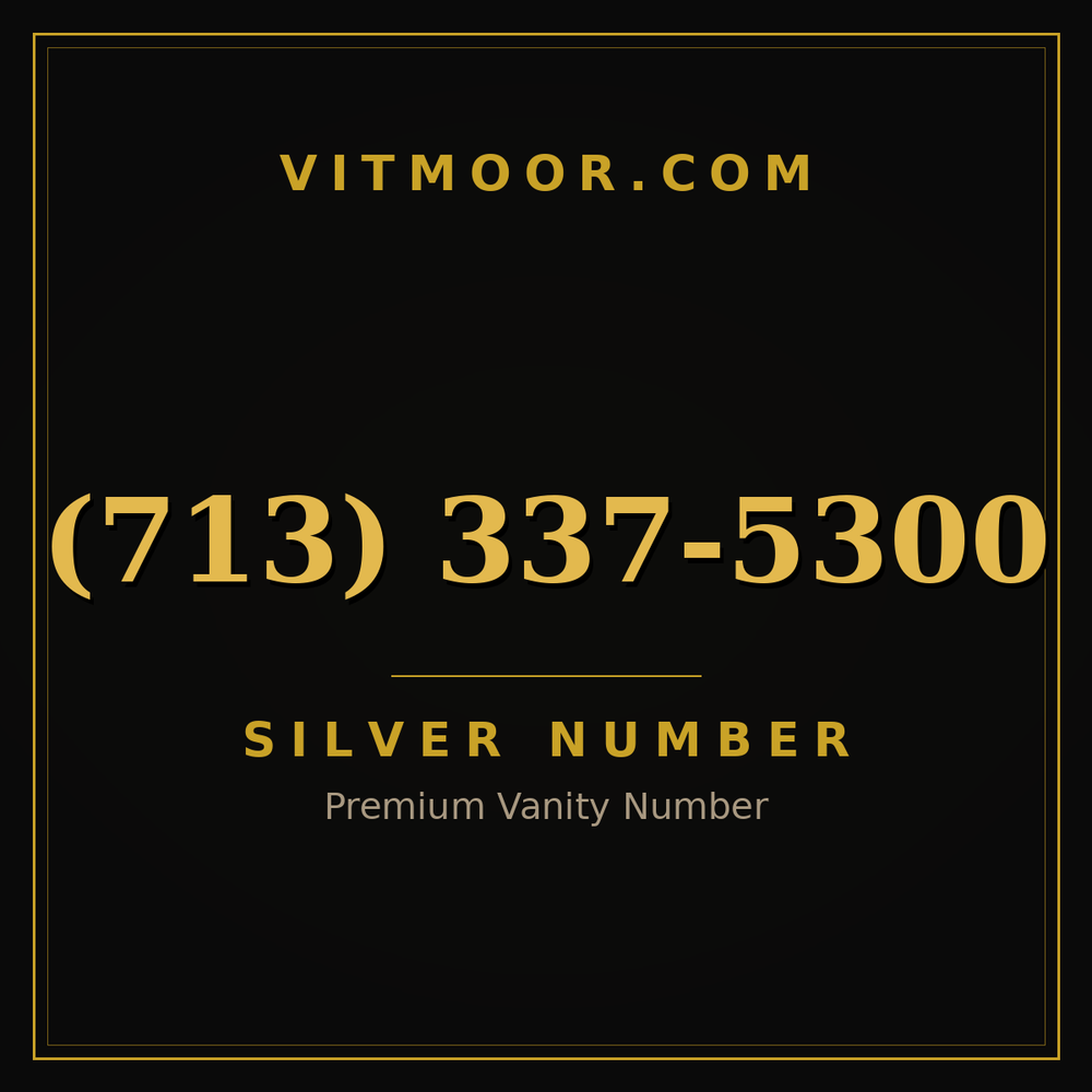 713 337-5300