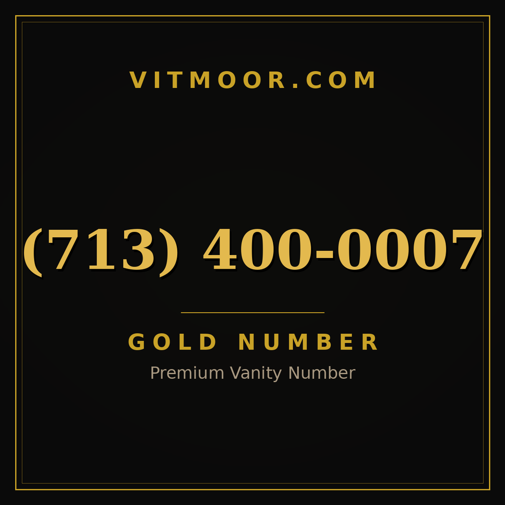 713 400-0007