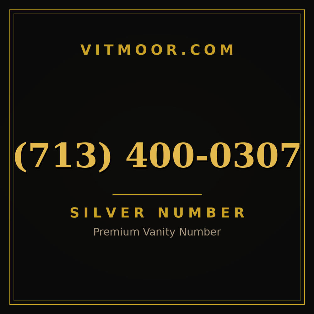 713 400-0307