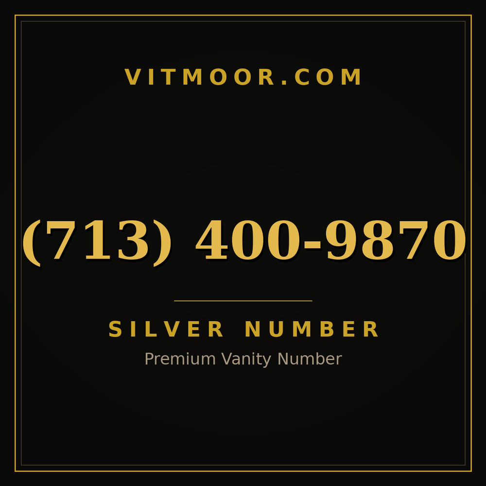 713 400-9870