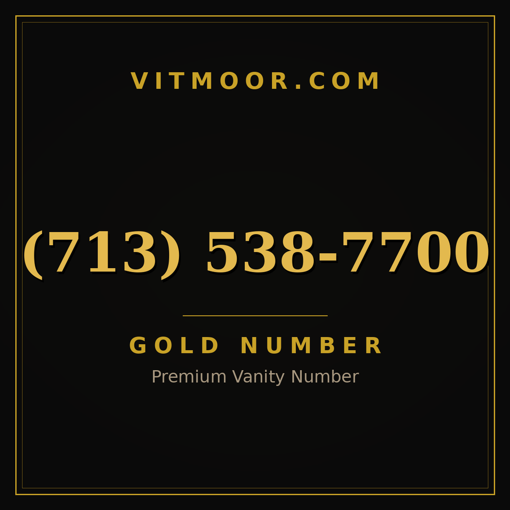 713 538-7700