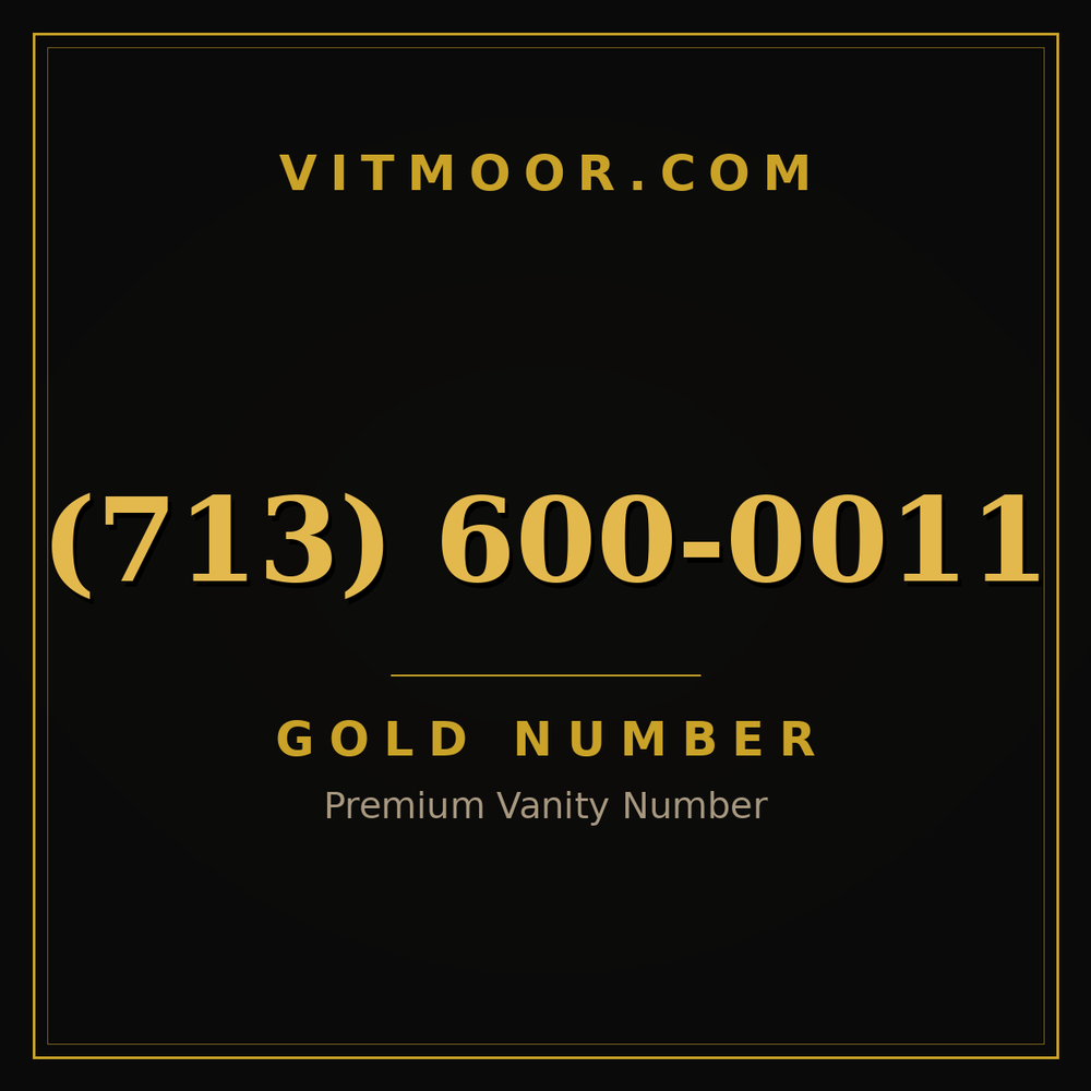 713 600-0011