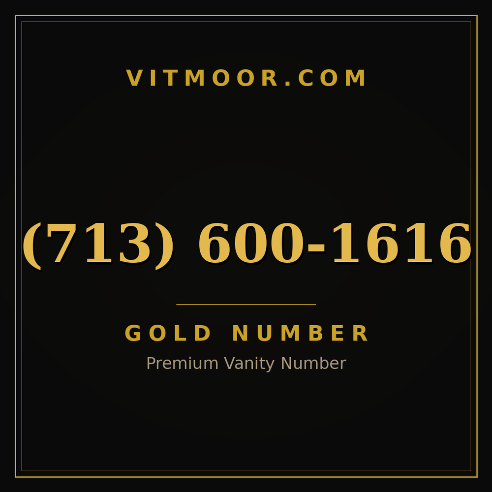 713 600-1616