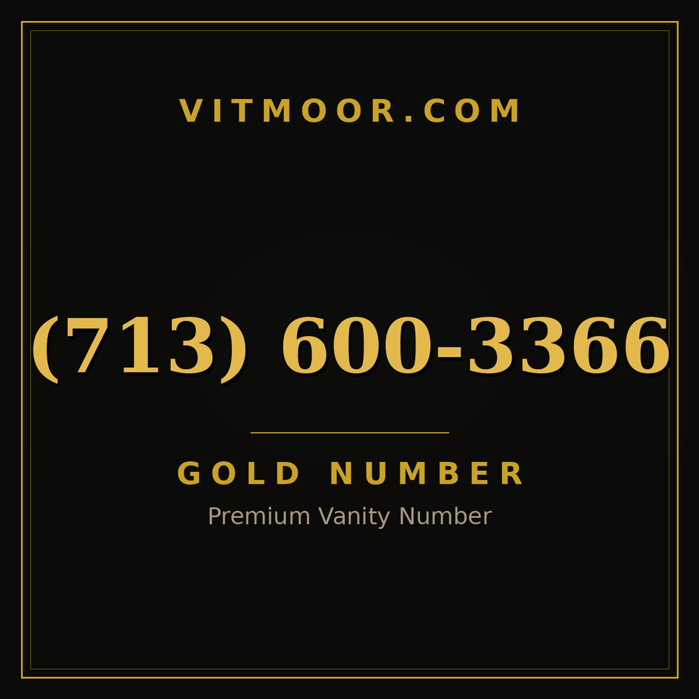 713 600-3366