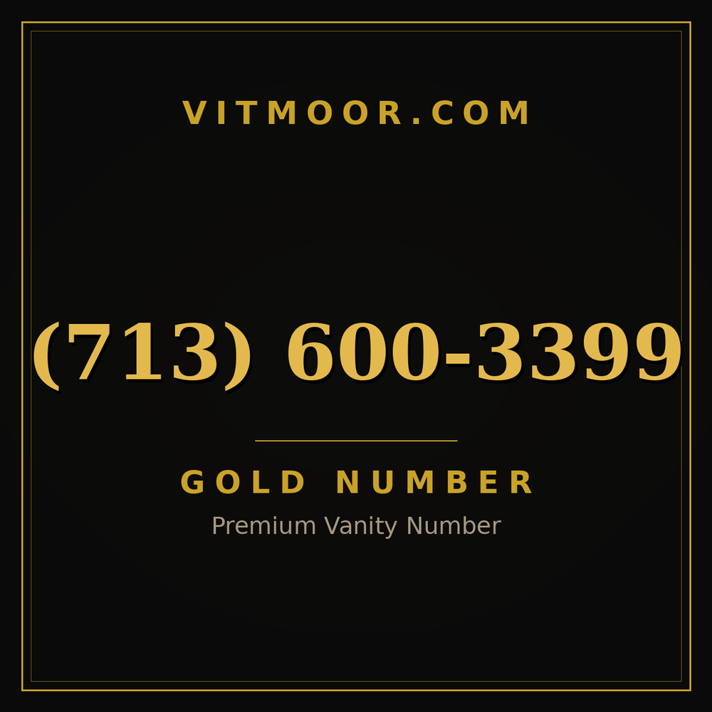 713 600-3399