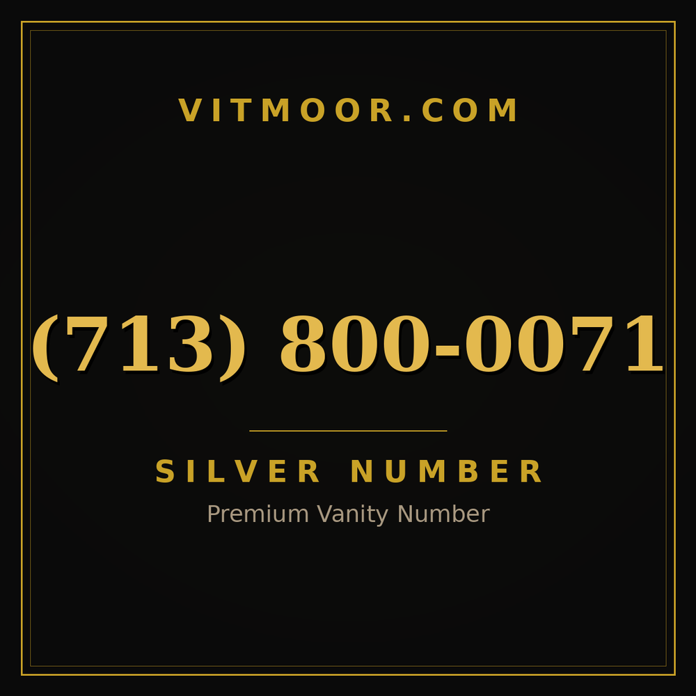 713 800-0071