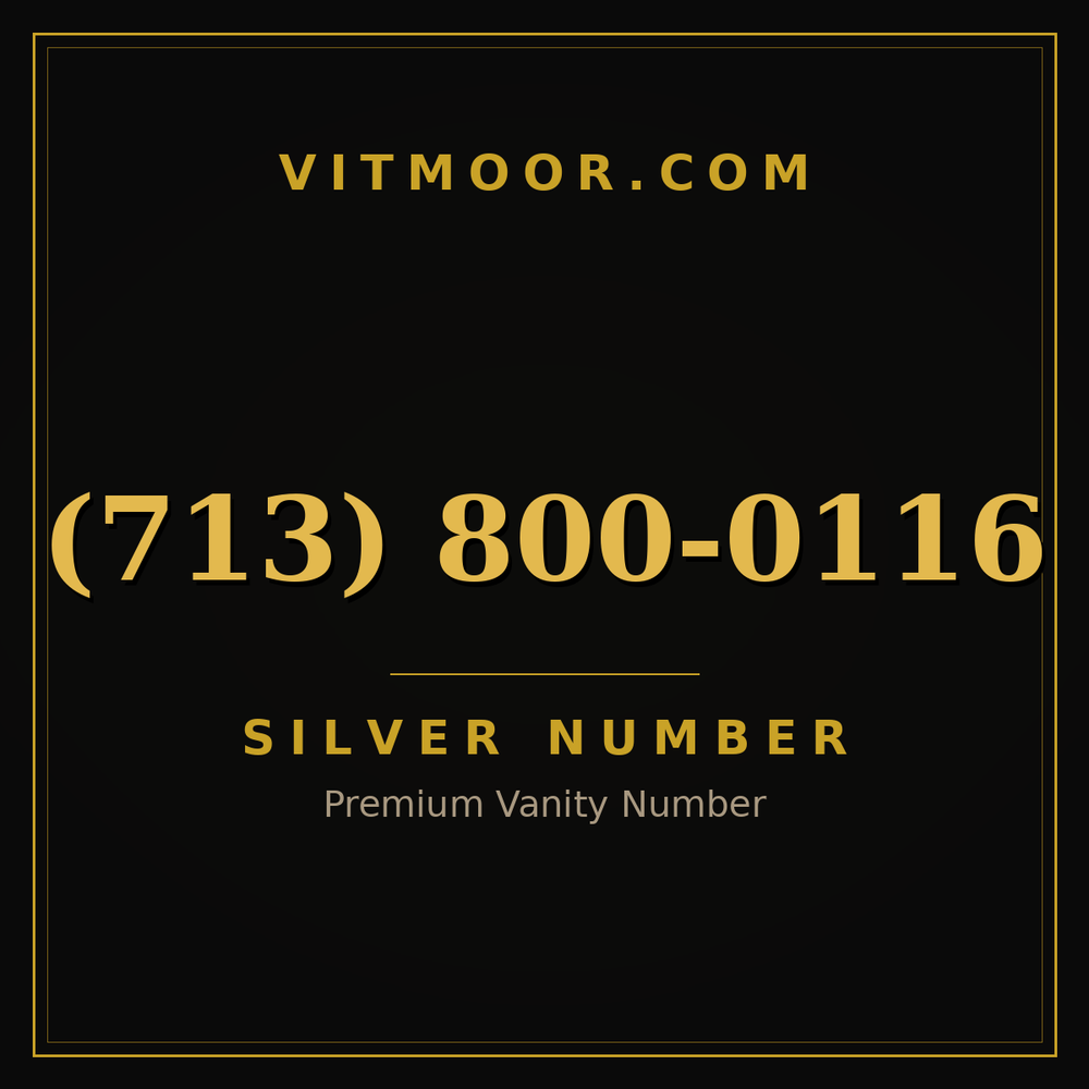 713 800-0116