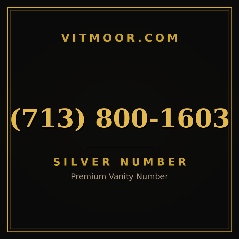 713 800-1603