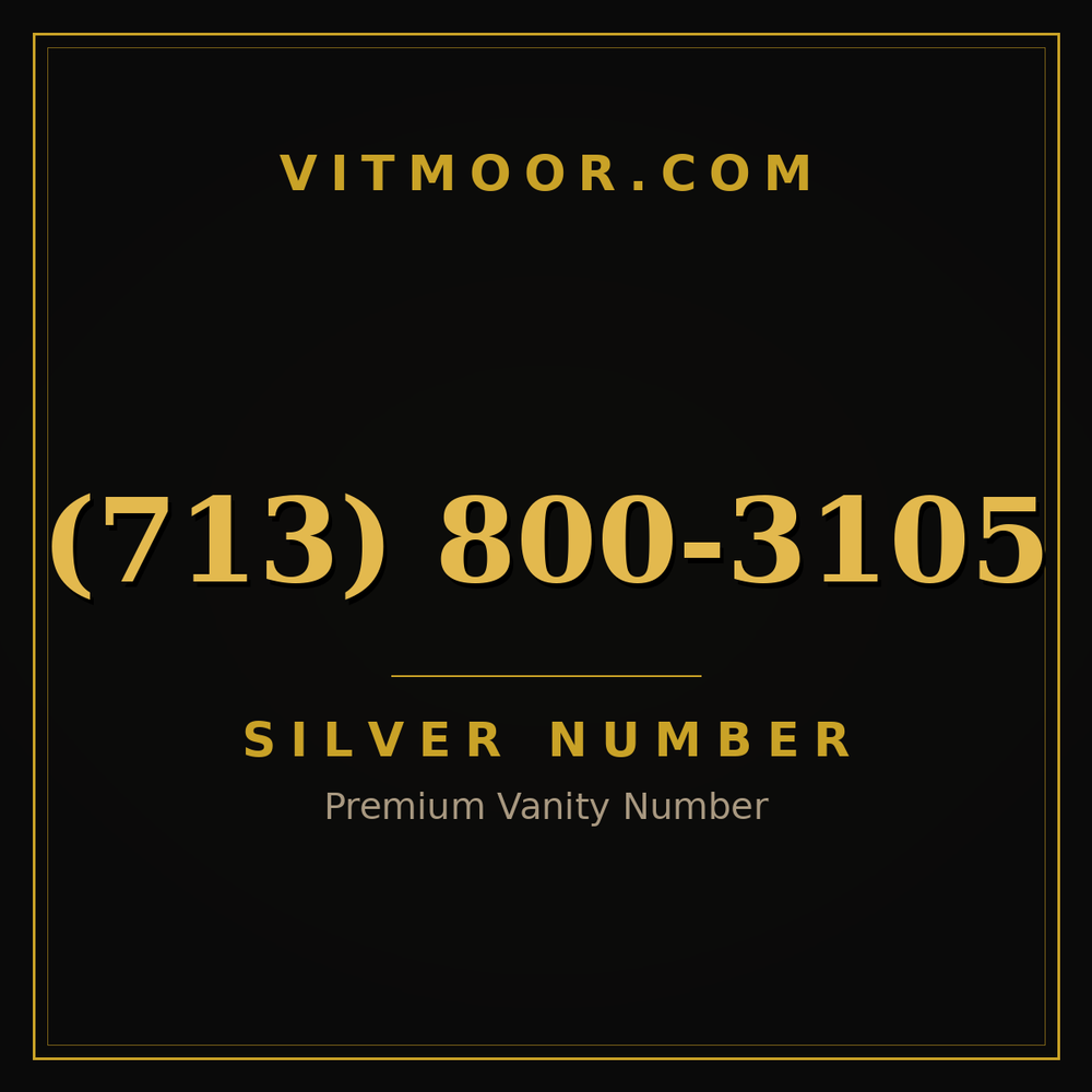 713 800-3105