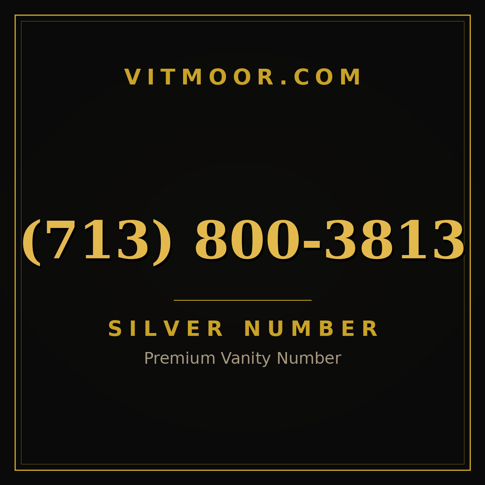 713 800-3813