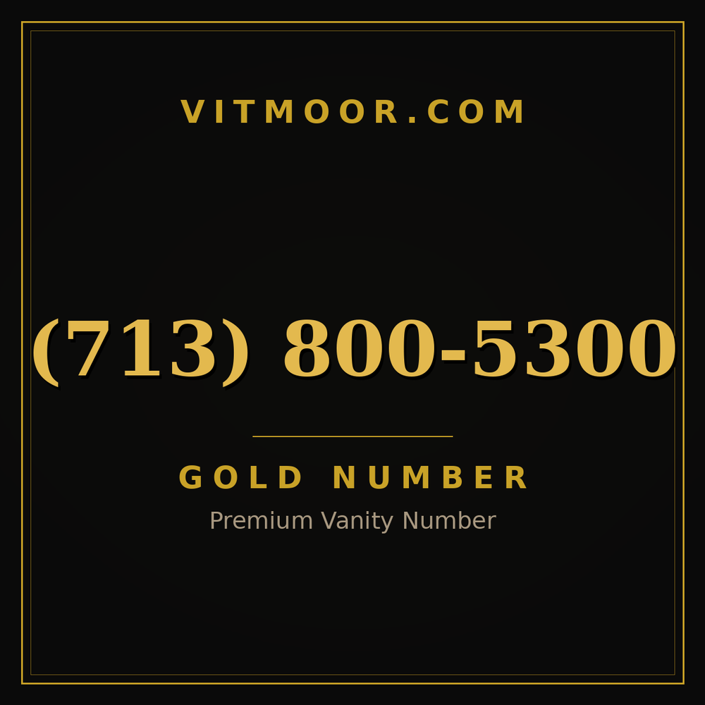 713 800-5300