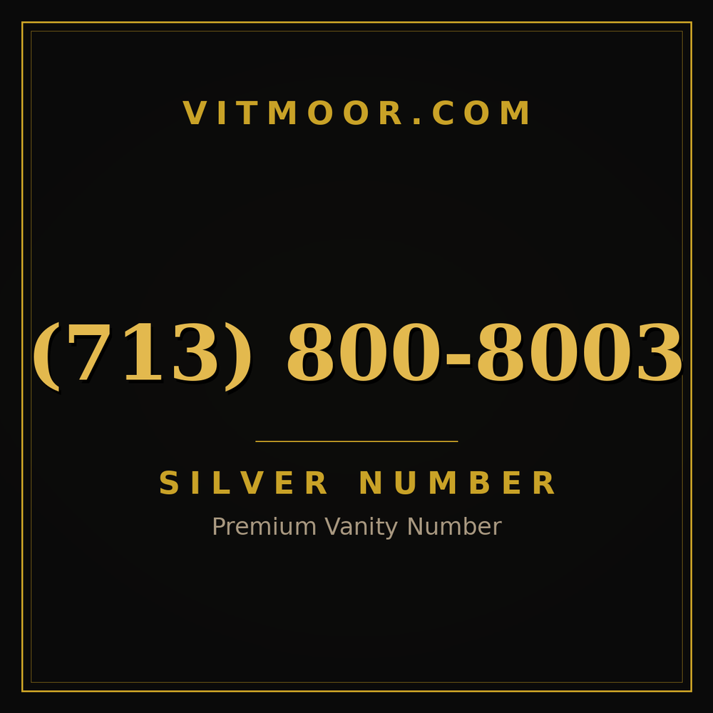 713 800-8003