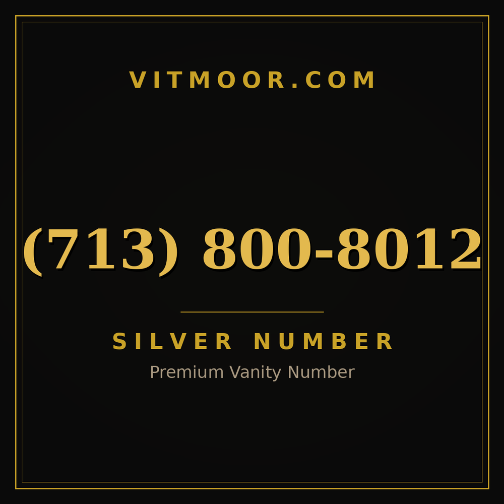 713 800-8012