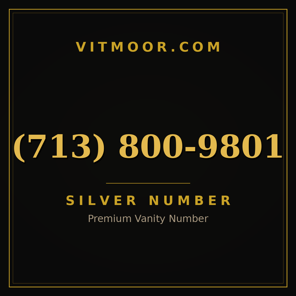 713 800-9801
