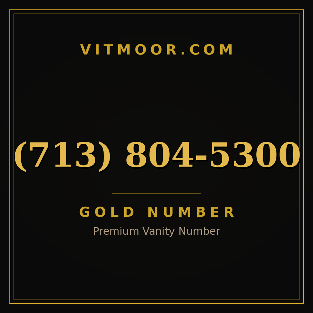 713 804-5300
