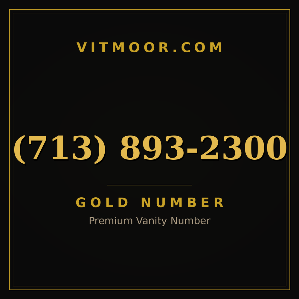 713 893-2300