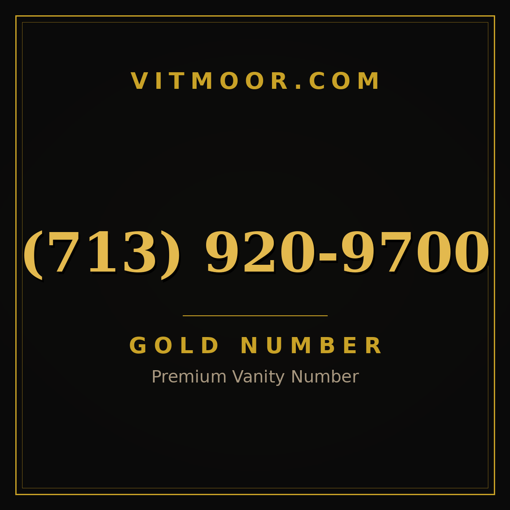 713 920-9700